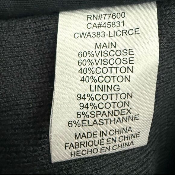 Chaser Black Cropped Embellished Hoodie All Over Jewels Oversized Hoodie Small - Picture 6 of 10